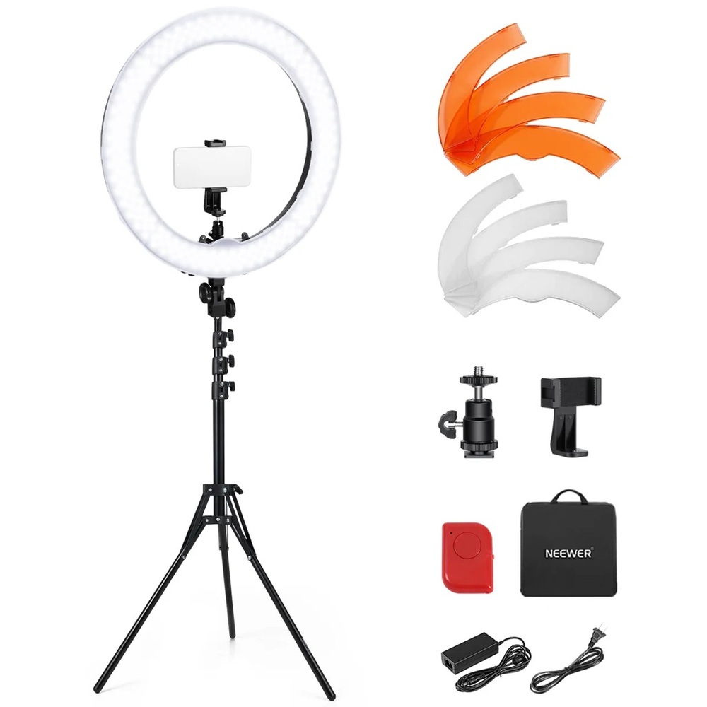 Neewer Black LED Ring Light Kit